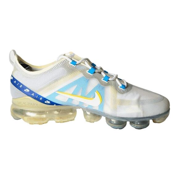 NIKE Air VaporMax 2019 'White University Gold Wolf Grey' Running Shoes Size 11.5 - Picture 7 of 9